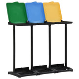 Bin Bag Stands with Lid 240-330 L Multicolour PP 340989