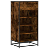 Shoe Rack Smoked Oak 48x38x97.5 cm Engineered Wood 849211