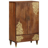Highboard Brown 60 x 33 x 100 cm Solid Mango Wood 4018766