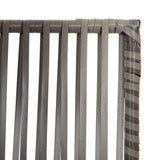 Room Divider 4 Panels Grey Poly Rattan 365378