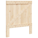 Bed Frame without Mattress with Headboard 90x200 cm Solid Wood 3281550