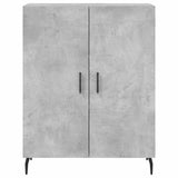 Highboard Concrete Grey 69,5x34x180 cm Engineered Wood 3198229