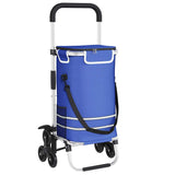 Shopping Trolley Folding Blue 47 x 39 x 100.5 cm Oxford fabric 42002339