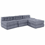 Modular Sofa 4 pcs Grey Fabric 3315094