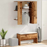 Hallway Cabinet Old Wood 97.5x37x99 cm Engineered Wood 857037