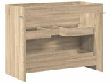 Bathroom Under Sink Cabinet Sonoma Oak 78.5 x 37.5 x 81 cm 890714