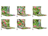 6-Piece High Back Chair Cushions GEMERT 6 pcs 100% Polyester 946497