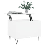 Coffee Table White 60x44.5x45 cm Engineered Wood 830948