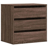 Corner Chest of Drawers Brown Oak 60x41x58 cm Engineered Wood 852849