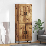 Highboard Old Wood 69.5 x 34 x 180 cm Engineered Wood 3415699
