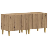 5 Piece LED TV Cabinet Artisan Oak Engineered Wood 3416609