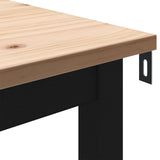 Dining Table Natural 70 x 70 x 75 cm Solid Pine Wood 892781