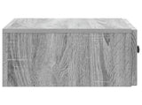 Wall-Mounted Bedside Cabinet 2 pcs Grey Sonoma Engineered Wood 898118