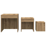 Nesting Tables 3 pcs Artisan Oak Engineered Wood 856687