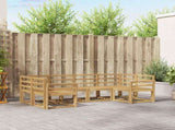 Outdoor Sofa Set 6 pcs White Solid Acacia Wood 3388118