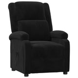 Recliner Chair Black Velvet 342405