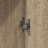 Wardrobe with Shelf Sonoma Oak 55 x 25 x 189 cm Engineered Wood 3334010