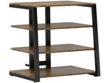 HiFi Stand, with Four Storage Shelves - Rustic Brown T3398P377903