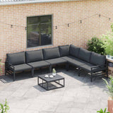 Garden Sofa Set Anthracite Steel 3378991