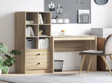 Desk with Drawer with Shelf with Storage 2 pcs Sonoma Oak 3337315