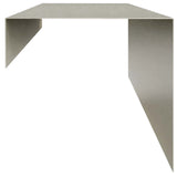 Garden Cover Profile 10 pcs 100 x 20 x 15 cm Stainless Steel 8012985