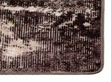 Rug Runner MARSA Black 50 x 400 cm Polyester and PVC 42023372