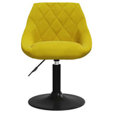 Swivel Dining Chairs 2 pcs Mustard Yellow Velvet 335334