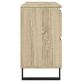 Bathroom Cabinet Sonoma Oak 80x33x60 cm Engineered Wood 849684