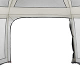 Pool Tent with Removable Fly & Mesh Walls Grey 670x590 cm 4100633