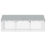 Outdoor Dog Kennel with Roof 400x200x150 cm 171499