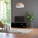 TV Cabinet Black 120x34x37 cm Engineered Wood 801153