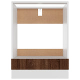 Oven Cabinet Lyon Brown Oak 60x46x81.5 cm Engineered Wood 825836