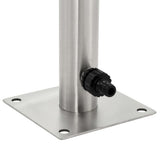 Garden Water Column Stainless Steel Round 65 cm 45457