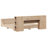 Bed Frame without Mattress 180x200 cm Super King Solid Wood Pine 3323641