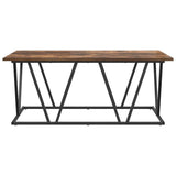 Coffee Table Smoked Oak 100 x 50 x 40 cm 869710