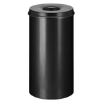 ZNTS V-Part Self Extinguishing Waste Paper Bin 50 L Black 445359