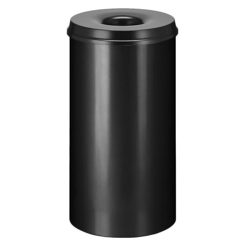 ZNTS V-Part Self Extinguishing Waste Paper Bin 50 L Black 445359