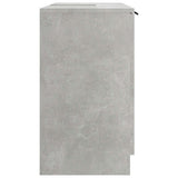 Bathroom Cabinet Concrete Grey 64.5x33.5x59 cm Engineered Wood 811308