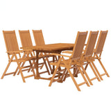 Garden Dining Set Natural Wood Solid Acacia wood Medium 3079646