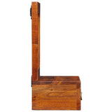 Wall Cabinet Brown 40 x 20 x 50 cm Solid Acacia Wood 4016523