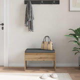 Hall Bench with Cushion Artisan Oak 63 x 38 x 40 cm 891551