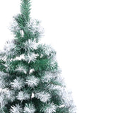 ZNTS 7FT Spray White PVC Christmas Tree 870 Branches 22023741