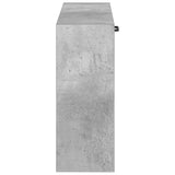 Wall-Mounted Shoe Cabinet HAARLEM 71 x 17 x 43 cm Concrete Grey 896848