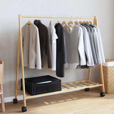 Clothes Rack Natural Bamboo Bamboo Medium Foldable 4008903