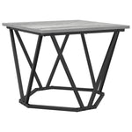 ZNTS Side Tables 3 pcs Grey Sonoma Engineered Wood 868282