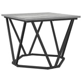 ZNTS Side Tables 3 pcs Grey Sonoma Engineered Wood 868282