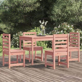 5 Piece Garden Dining Set Solid Wood Douglas 3154688