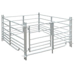 4-Panel Sheep Pen Galvanised Steel 137 x 137 x 92 cm 141814