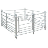 4-Panel Sheep Pen Galvanised Steel 137 x 137 x 92 cm 141814