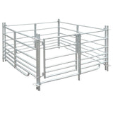 4-Panel Sheep Pen Galvanised Steel 137 x 137 x 92 cm 141814